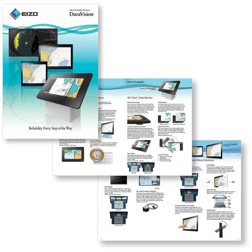 EIZO brochure for marine-use monitors